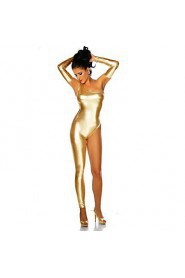 Hot Women Shiny Metallic Leotard Sexy Uniform