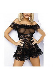 2 Colors Lace Off Shoulder Sexy lingerie Femail Sexy Uniform