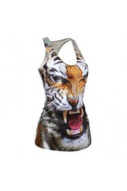 Wild Tiger Tank Top Dress Night Club Sexy Uniform