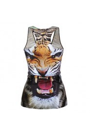 Wild Tiger Tank Top Dress Night Club Sexy Uniform