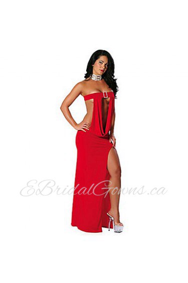 Deadly Seduction Deep V-Neck Bodycon Women's Evening Party Dress Sexy Uniform