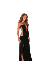 Deadly Seduction Deep V-Neck Bodycon Women's Evening Party Dress Sexy Uniform