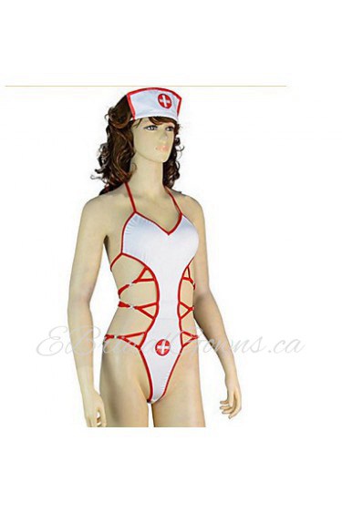 Halloween/ Christmas/ Carnival/ Oktoberfest/ New Year Female Nurse Career Costumes Top/ Skirt/ Hat