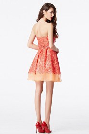 A-line Mini / Short Strapless Cocktail Party Dress