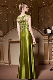 Scoop Hollow Out Floor-length Sheath / Column Evening / Prom Dress