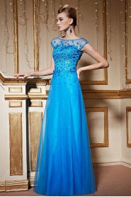 A-line Off-the-shoulder Evening / Prom Dress Floor-length