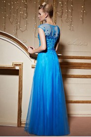 A-line Off-the-shoulder Evening / Prom Dress Floor-length