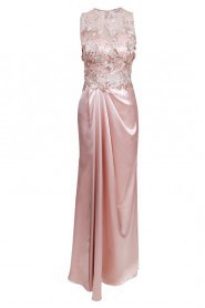 Scoop Evening Dress Floor-length Sheath / Column Evening / Prom Dress