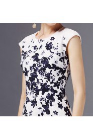 Knee-length Sleeveless Scoop Mother of the Bride Dress