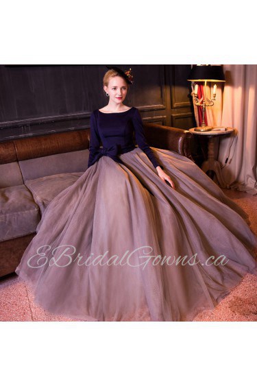 Ball Gown Scoop Prom / Formal Evening Dress