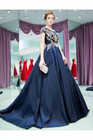 Ball Gown Scoop Prom / Formal Evening Dress with Crystal