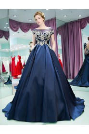 Ball Gown Scoop Prom / Formal Evening Dress with Crystal