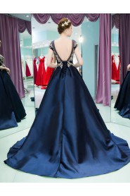 Ball Gown Scoop Prom / Formal Evening Dress with Crystal