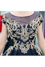 Ball Gown Scoop Prom / Formal Evening Dress with Crystal