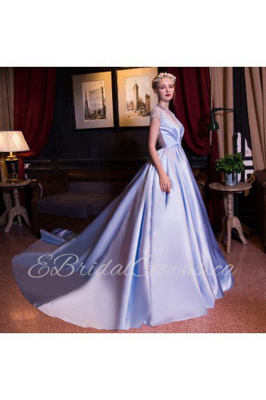 Ball Gown Jewel Prom / Formal Evening Dress with Beading