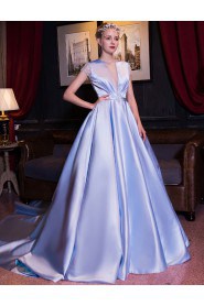 Ball Gown Jewel Prom / Formal Evening Dress with Beading