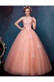 Ball Gown Strapless Prom / Formal Evening / Quinceanera / Sweet 18 Dress with Beading