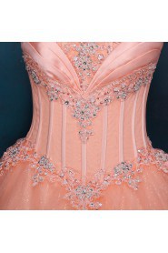 Ball Gown Strapless Prom / Formal Evening / Quinceanera / Sweet 18 Dress with Beading