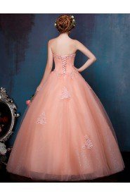 Ball Gown Strapless Prom / Formal Evening / Quinceanera / Sweet 18 Dress with Beading