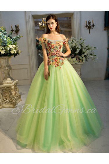 A-line Off-the-shoulder Prom / Formal Evening / Quinceanera / Sweet 18 Dress