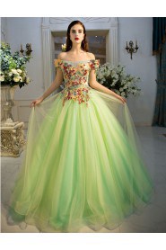 A-line Off-the-shoulder Prom / Formal Evening / Quinceanera / Sweet 18 Dress