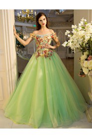 A-line Off-the-shoulder Prom / Formal Evening / Quinceanera / Sweet 18 Dress