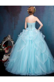 Ball Gown Strapless Prom / Formal Evening / Quinceanera / Sweet 18 Dress with Beading