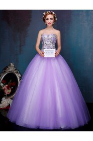 Ball Gown Strapless Prom / Formal Evening Dress with Crystal