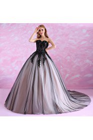 Ball Gown Strapless Prom / Formal Evening Dress with Beading