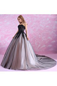 Ball Gown Strapless Prom / Formal Evening Dress with Beading