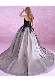 Ball Gown Strapless Prom / Formal Evening Dress with Beading