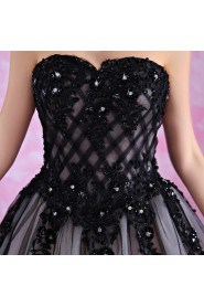 Ball Gown Strapless Prom / Formal Evening Dress with Beading