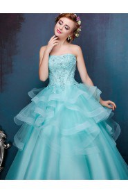 Ball Gown Strapless Prom / Formal Evening / Quinceanera / Sweet 18 Dress with Beading