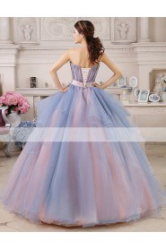 Ball Gown Strapless Prom / Evening Dress with Flower(s)