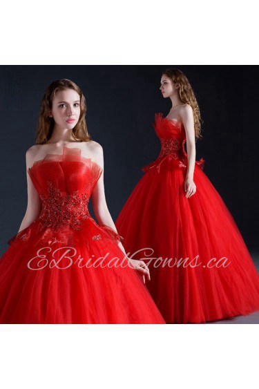 Ball Gown Strapless Prom / Evening Dress