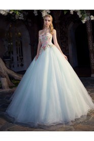 Ball Gown Strapless Prom / Evening Dress with Embroidery