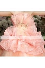 Ball Gown Strapless Prom / Evening Dress with Flower(s)