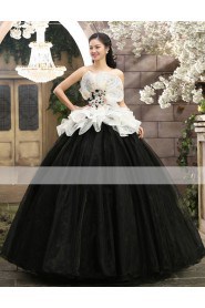 Ball Gown Strapless Prom / Evening Dress with Flower(s)