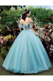 Ball Gown Off-the-shoulder Prom / Evening Dress with Beading