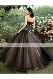 Ball Gown Strapless Prom / Evening Dress with Flower(s)