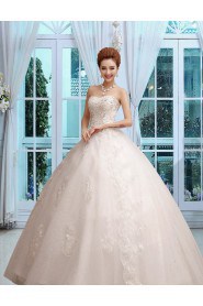 Ball Gown Strapless Wedding Dress with Sequins