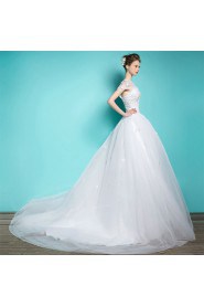 Ball Gown Off-the-shoulder Lace Wedding Dress