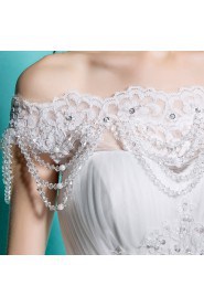 Ball Gown Off-the-shoulder Lace Wedding Dress