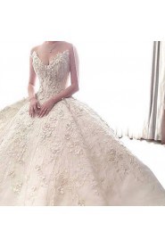 Ball Gown Off-the-shoulder Lace Wedding Dress