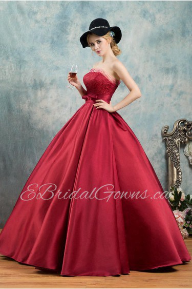 Ball Gown Strapless Prom / Evening Dress