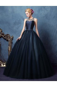 Ball Gown Jewel Tulle Quinceanera Dress