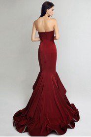 Trumpet / Mermaid Strapless Prom / Evening Dress