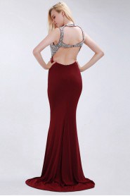 Trumpet / Mermaid Jewel Prom / Evening Dress