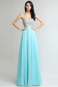 Sheath / Column Strapless Chiffon Prom / Evening Dress