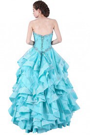 Ball Gown Strapless Tulle Prom / Evening Dress